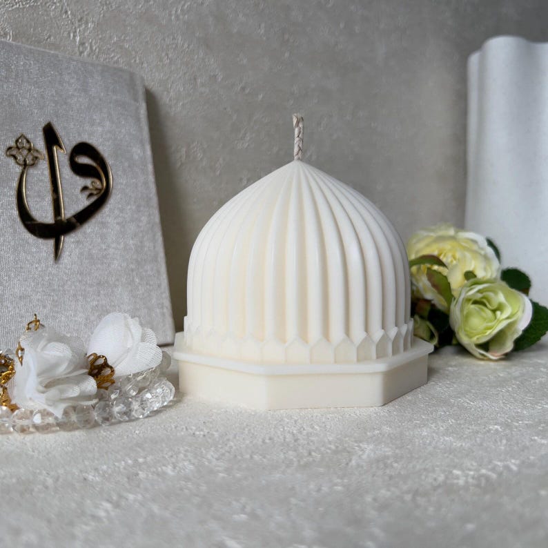 Handmade Ramadan Decor Candles | Eid Decor&Gifts Moschee Kuppel Kerze