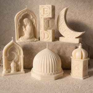 Handmade Ramadan Decor Candles | Eid Decor&Gifts image 1