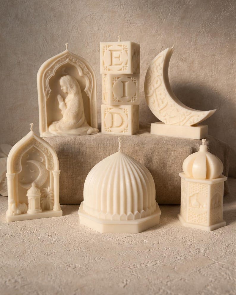Handmade Ramadan Decor Candles | Eid Decor&Gifts image 1