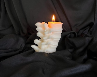 Spine Gothic Candle | Gothic Home Decor