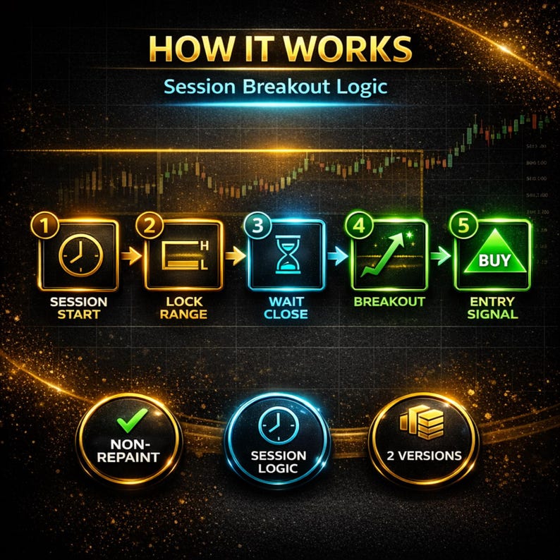 ORB Order Block Breakout Pro | Precision Session Breakouts | Opening Range + Breakout Logic | TradingView Strategy/Indicator | Forex, Crypto image 4