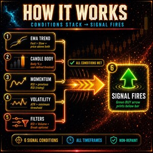 Quantum Edge Strategy Pro | Smart Multi-Filter Signals | EMA RSI Volume ATR | TradingView Strategy | Forex Crypto Stocks image 5