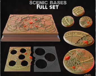 Ancient Halls - Scenic Bases - Warhammer/AOS/Miniature Bases