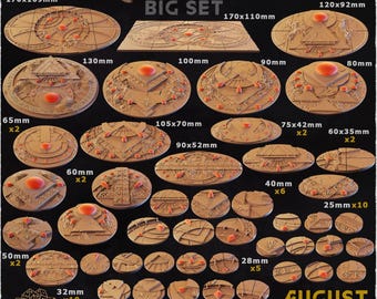 Ancient Halls - Wargames Bases and Toppers - Warhammer/AOS/Miniature Bases