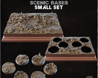 Сhaos Skulls - Scenic Bases - Warhammer/AOS/Miniature Bases