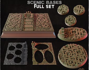 Tempel der Schädel - Szenische Basen - Warhammer/AOS/Miniatur Basen