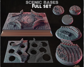 Sorelle del Tempio - Basi sceniche - Basi per miniature/Warhammer/AOS