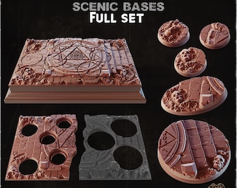 Demon Summoning - Scenic Bases - Warhammer/AOS/Miniature Bases