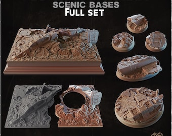 Old Battlefield - Scenic Bases - Warhammer/AOS/Miniature Bases