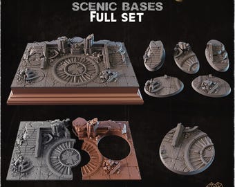 Ruined Empire City- Scenic Bases - Warhammer/AOS/Miniature Bases