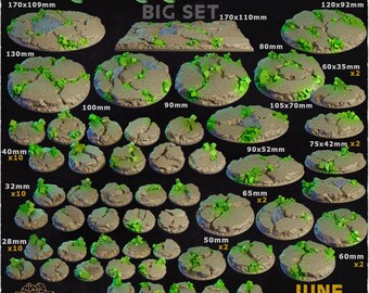 Cubic crystals - Wargames Bases and Toppers - Warhammer/AOS/Miniature Bases