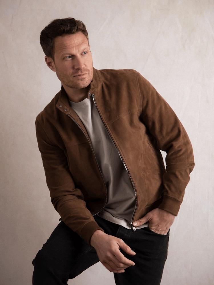 Suede Jacket Formal Men Buy Jackets Coats Tan Men's Suede Online In India