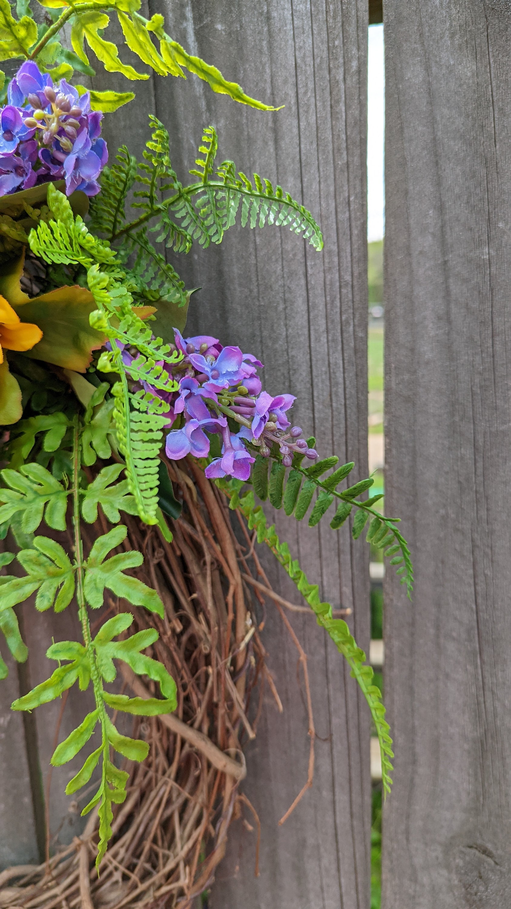 Spring Wreath, Spring/Summer Wreath, Spring Wreath with Bow, Wildflower  Wreath, Summer Wreath, Burlap Bow, Sunflower and Poppy Wreath 2023