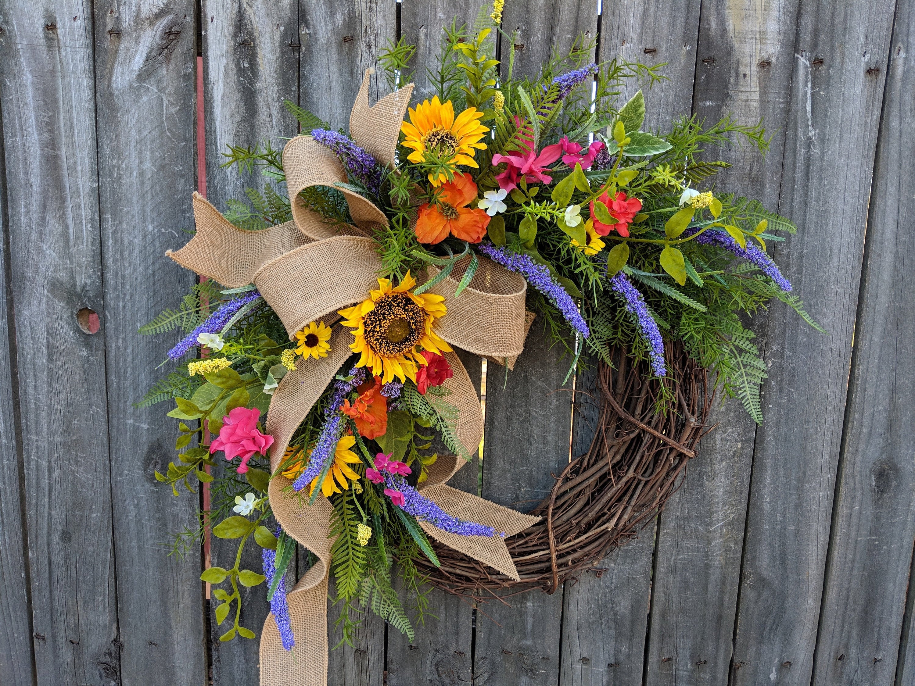 Reserved - larger new version of Spring Wreath