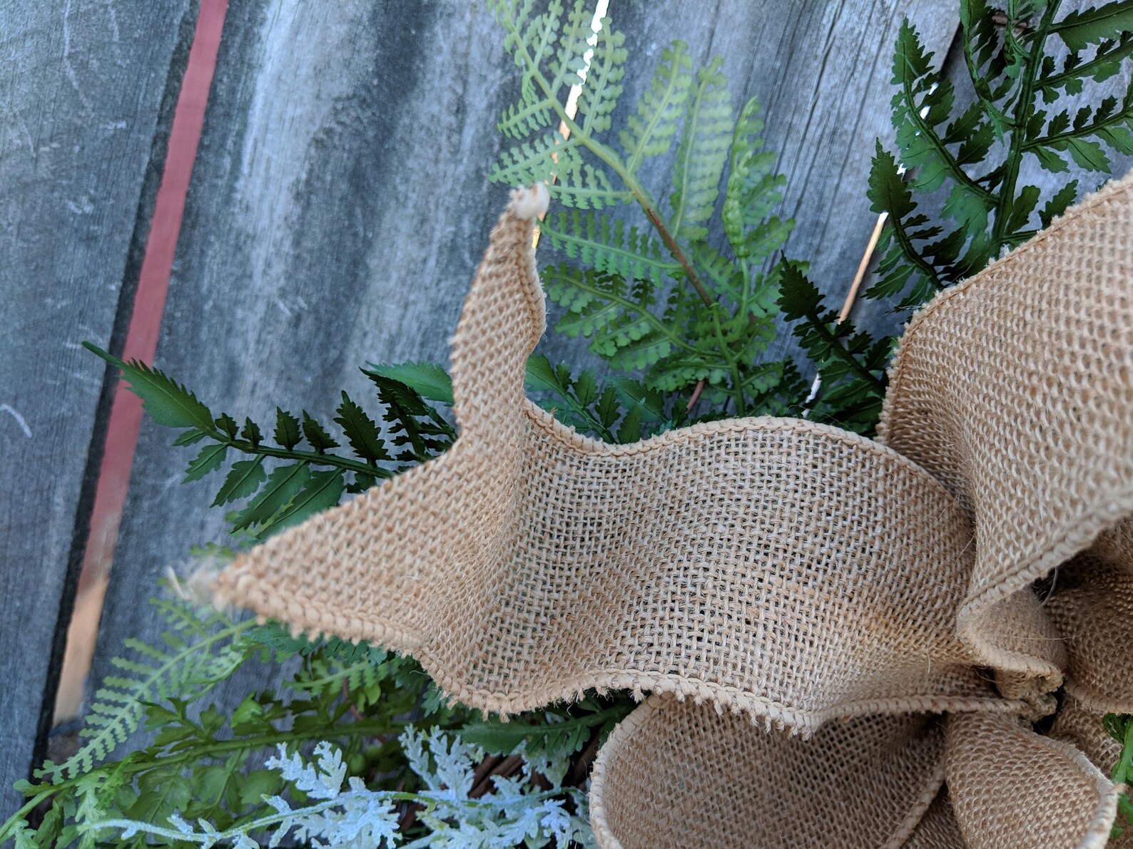 Cotton Wreath Wreath Great for All Year Round Everyday Etsy