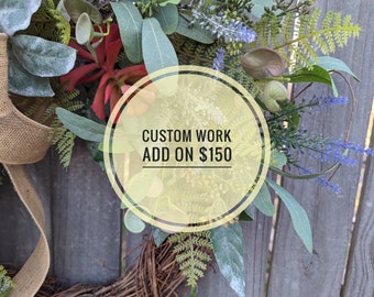 Custom work add on, for purchase at direction of the seller only 150 dollar add on