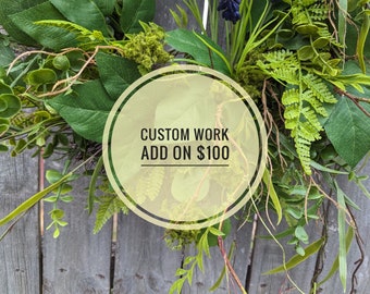 Custom work add on, for purchase at direction of the seller only 100 dollar add on