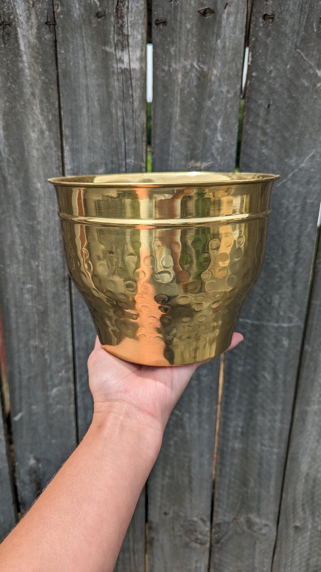 Vintage Brass Pots, Assorted Elegant Boho Vintage Bowl, Solid Brass