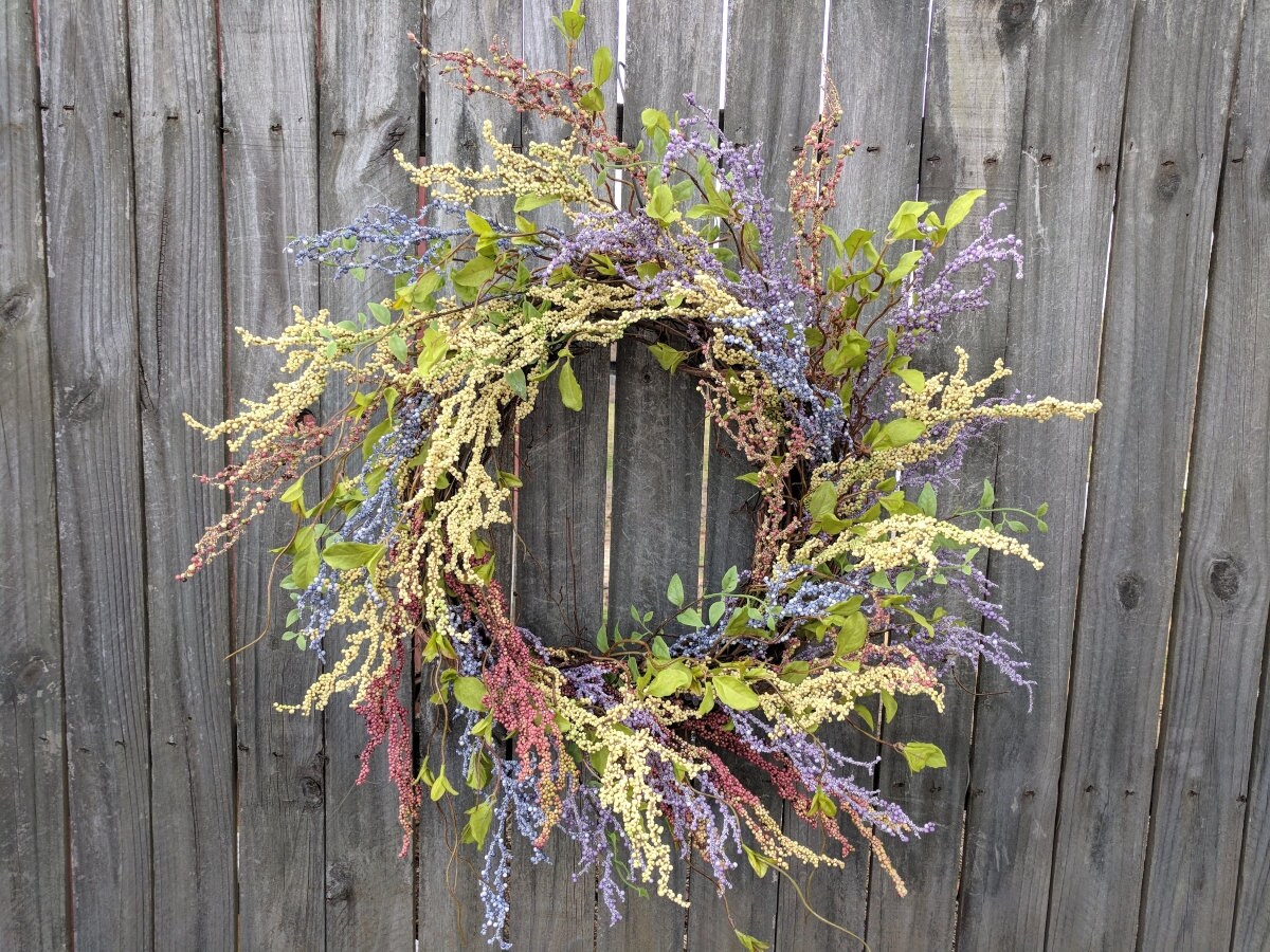Spring Door Wreath Berry Easter 50