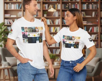 Koszulka dla miłośników książek unisex, koszulka do czytania, prezent dla mola książkowego, koszulka z grafiką literacką