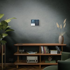 It's Just The Haze Matte Canvas Print, Literary Wall Art image 8