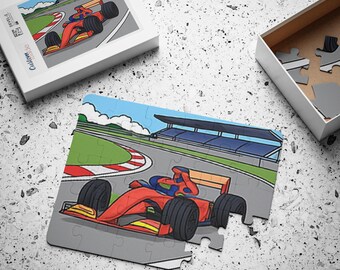 Kids' Racing Car Puzzle: 30-Piece Educational Toy