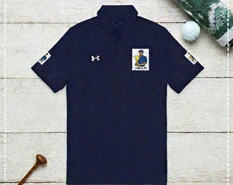 Golfpolo, 100% polyester, geborduurd Champion-embleem, comfortabele pasvorm