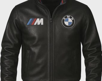 BMW M Sport Black Bomber Jacket, Embroidered Logo