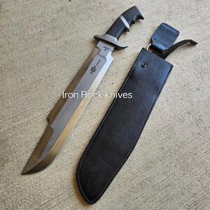 Lot of 3 | Handmade Jack Crain LLS Hunter & Predator Bowie Knife Arnold Schwarzenegger movie Knife Built Like Original | Gift for him Predator Machete