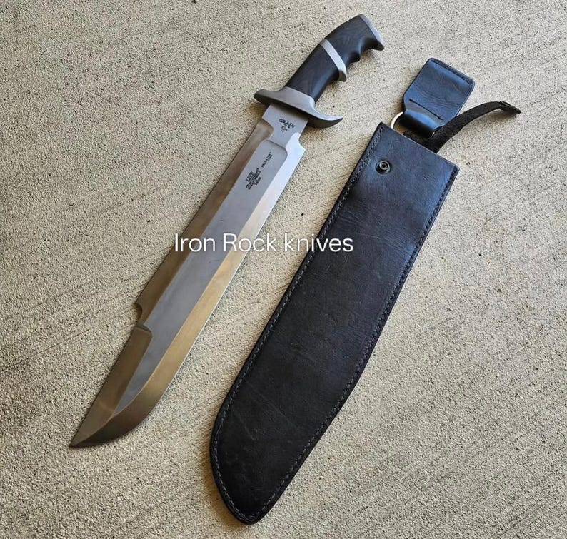 Lot of 3 | Handmade Jack Crain LLS Hunter & Predator Bowie Knife Arnold Schwarzenegger movie Knife Built Like Original | Gift for him Predator Machete