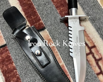 Handmade Jack Crain LS1 Commando Replica Bowie Knife Built Like Original | Hunting Survival Camp Knife | Bushcraft Knife | Gift for him/her