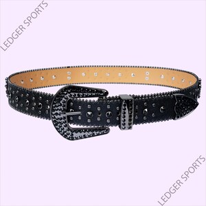 Rhinestone Cross Belt - Etsy