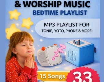 Christian Kids Bedtime Songs: Worship Music Playlist for Tonie/Yoto (MP3 Download)