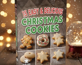 Książka z przepisami na świąteczne ciasteczka – 15 prostych pomysłów na świąteczne wypieki i świąteczne desery do pobrania w wersji cyfrowej