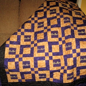 Custom Order Crown Royal Quilt Made from Your Bags image 3