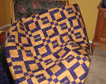 Custom Order Crown Royal Quilt Made from Your Bags