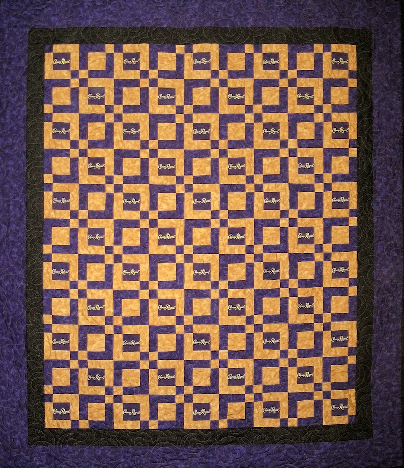 Custom Order Crown Royal Quilt Made from Your Bags image 2