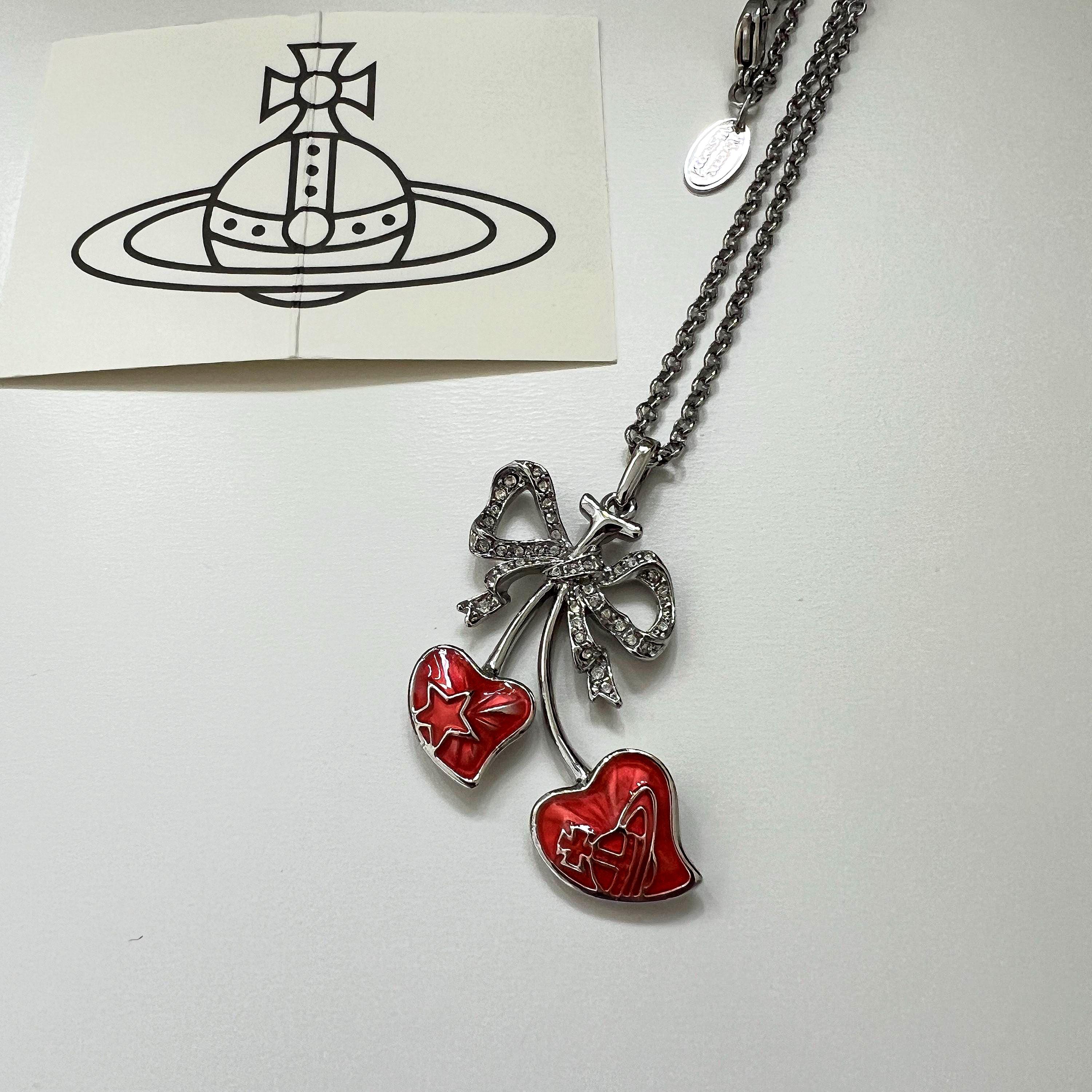 Vivienne Westwood Diamante Necklace - Etsy Canada