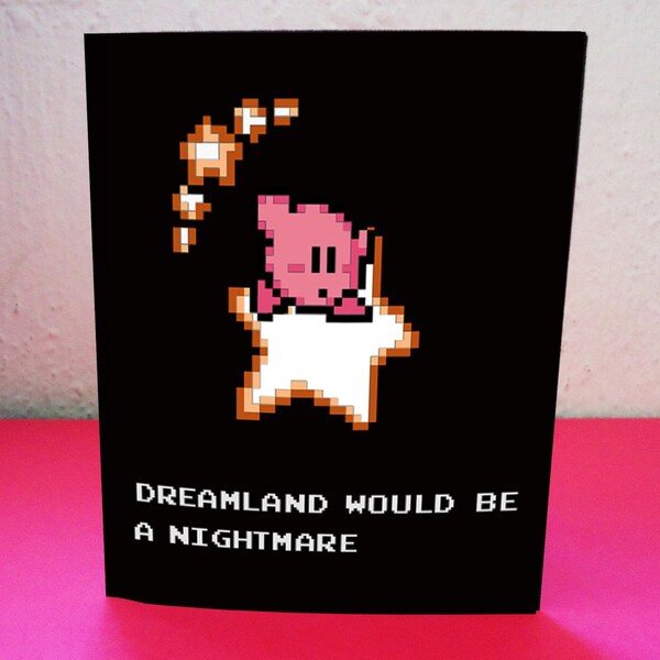 kirby's adventure Valentine's Day Love Printable Card