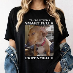 Personalized Funny Photo Printed Custom Tshirt For Men Women Fart Smella Teasing Shirt Gift For Her/Him Joke Saying meme Shirt For Your Pets