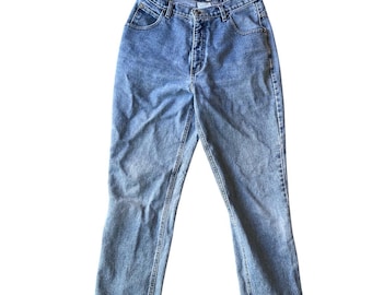 Vintage 90s High Waisted Straight Leg Mom Jeans