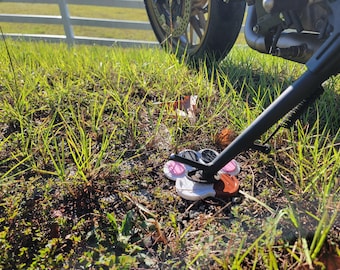 Almohadilla/disco de soporte para motocicleta/bicicleta eléctrica con forma de pata de gato personalizado