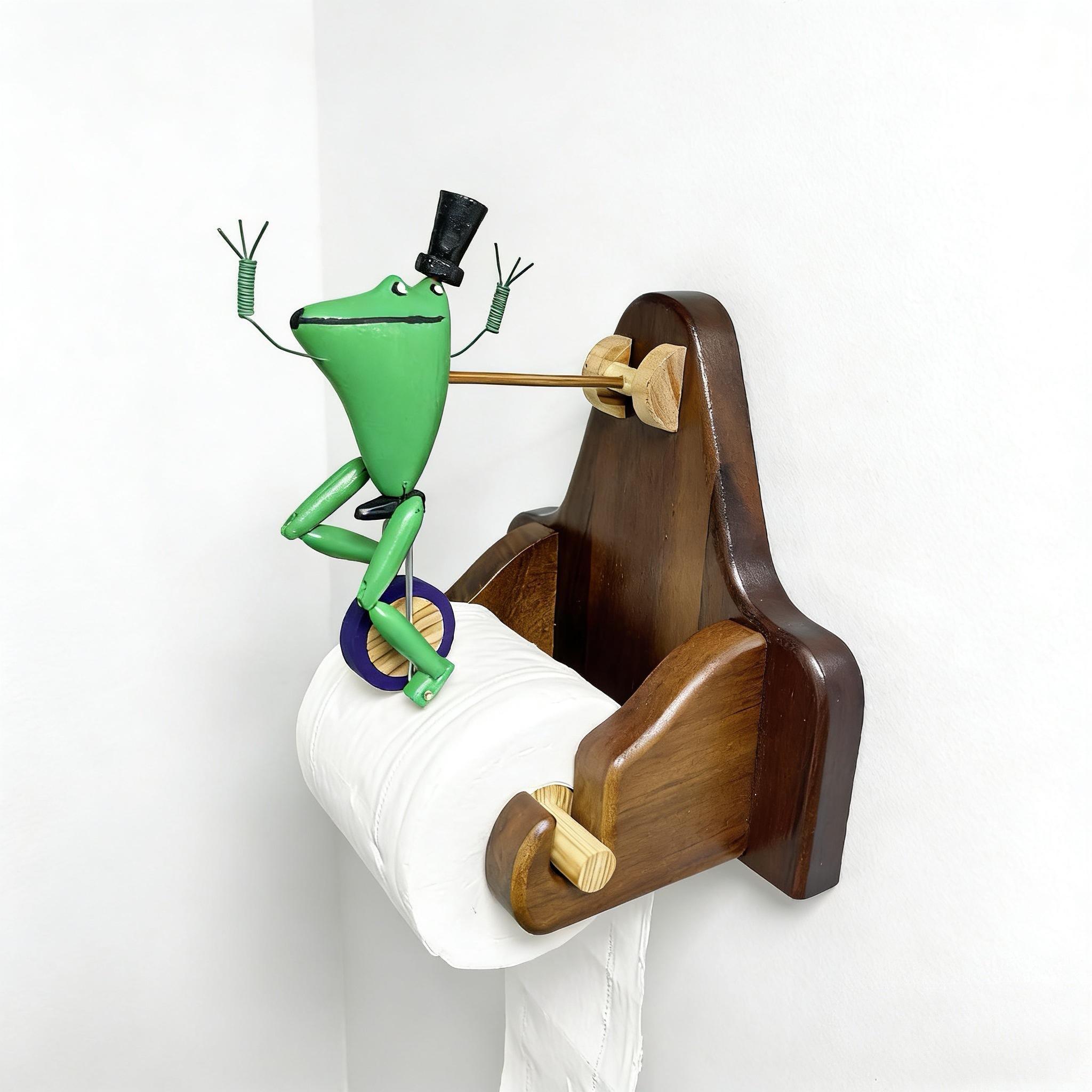 thumbnail image 2 of TABLZONE Astronaut Resin Toilet Paper Holder Rack, Bathroom Storage 2 of 14