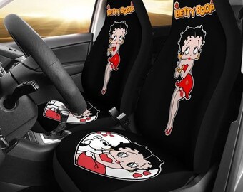 Betty Boop Car Seat Cover, Betty Boop Car Seat Protector, Interior Covers, Car Accessories, Seat Cover For Car