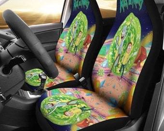Rick And Morty Car Seat Cover, Rick Morty Car Seat Protector, Interior Covers, Car Accessories, Seat Cover For Car