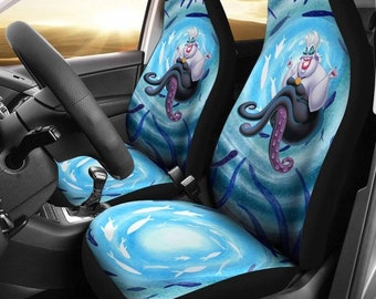 Villains Ursula Car Seat Cover, Villains Car Seat Protector, Interior Covers, Car Accessories, Seat Cover For Car