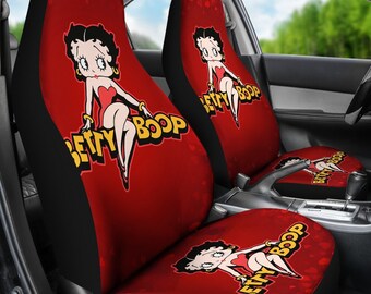 Betty Boop Car Seat Cover, Betty Boop Car Seat Protector, Interior Covers, Car Accessories, Seat Cover For Car