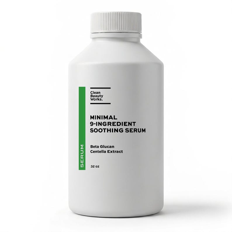 Minimal 9-Ingredient Soothing Serum, Centella Extract & Beta Glucan - 32 oz