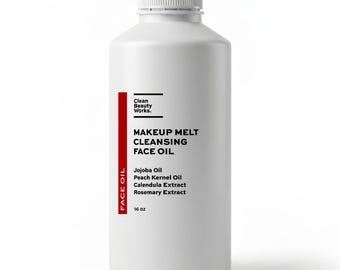 Makeup Melt Cleansing Face Oil, Jojoba & Peach Kernel Oil (Bulk | Wholesale | Private Label)