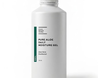 Pure Aloe Daily Moisture Gel, Aloe Vera & Panthenol (Bulk | Wholesale | Private Label)